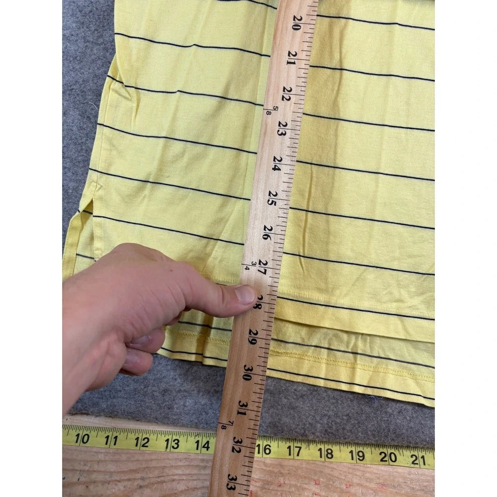 VTG US Open 2003 Polo Golf Ralph Lauren Shirt Mens Large Yellow Pima Cotton